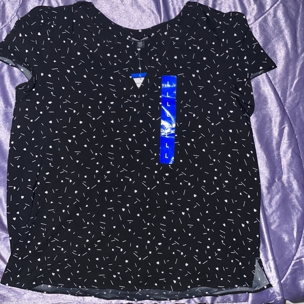 Hilary Radley blouse in black size L - Picture 3 of 3